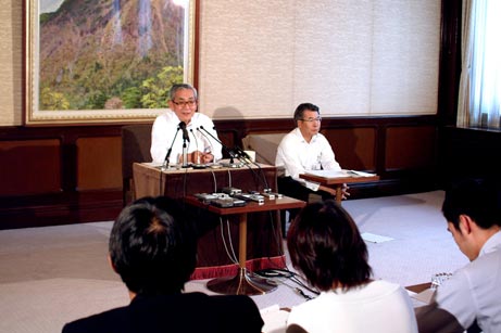 7月14日（月曜日）定例記者会見（県庁）の画像