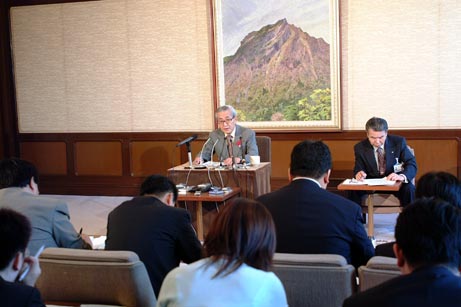 10月23日（木曜日）定例記者会見（県庁）の画像