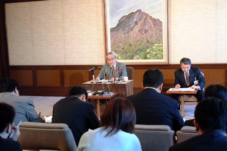 10月23日（木曜日）定例記者会見（県庁）の画像