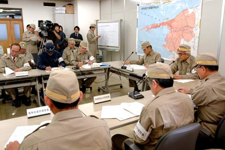 10月27日（月曜日）愛媛県原子力防災訓練（県庁外）の画像