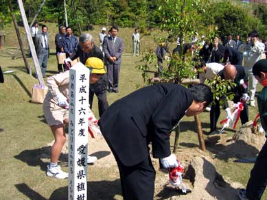 4月29日（木曜日）愛媛県植樹祭（三間町）の画像