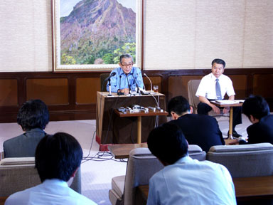 7月22日（木曜日）定例記者会見（県庁）の画像