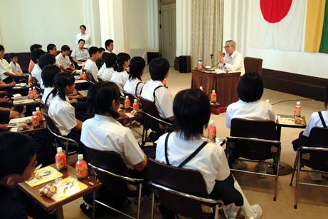 7月28日（水曜日）小・中学生県庁見学デー（中学生の部）（県庁）の画像