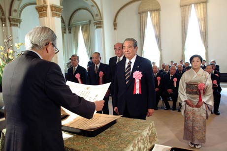 2月21日（月曜日）愛媛県政発足記念日知事表彰式（県庁）の画像