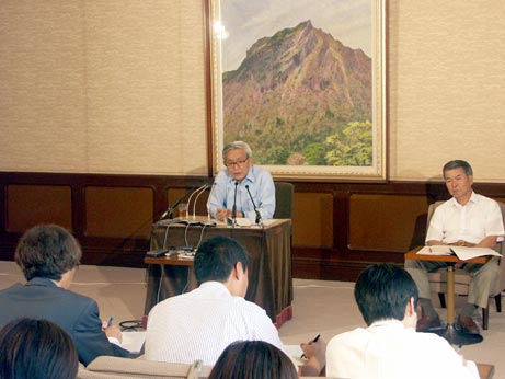 8月23日（火曜日）定例記者会見（県庁）の画像