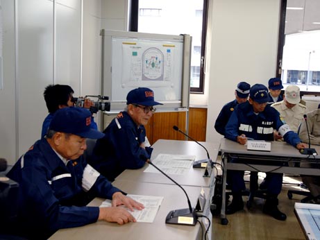 10月21日（金曜日）愛媛県原子力防災訓練（県庁）