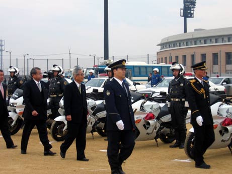 1月13日（金曜日）愛媛県警察観閲式（松山中央公園）の画像