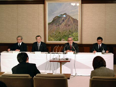 1月19日（木曜日）全国育樹祭会場決定に関する共同記者会見（県庁）の画像