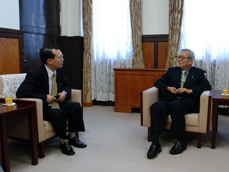 7月27日（木曜日）在大阪中国総領事の表敬訪問（県庁）の画像