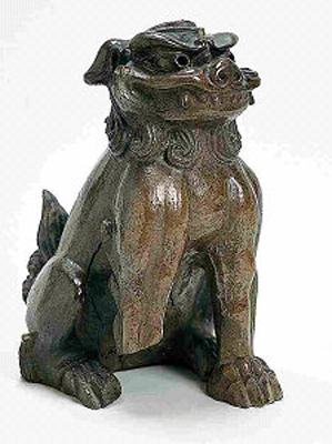 鉄釉獅子の画像1