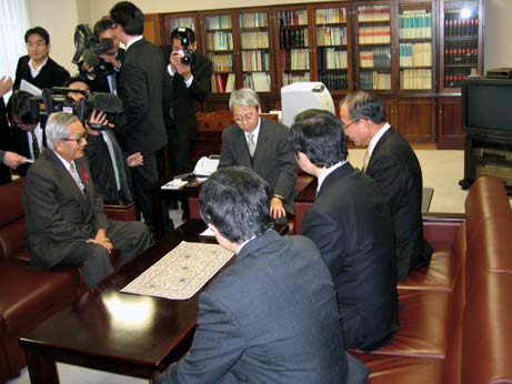12月20日（水曜日）四国遍路の世界文化遺産登録に関する要望（東京都）の画像