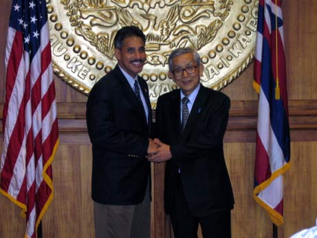 2月9日（金曜日）（現地2月8日）ハワイ州政府訪問（ハワイ）