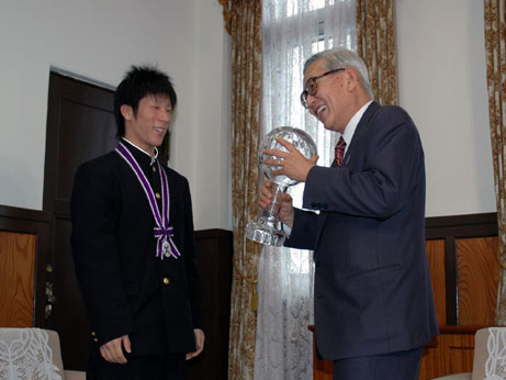 3月27日（火曜日）愛媛県文化・スポーツ賞表彰式（県庁）の画像