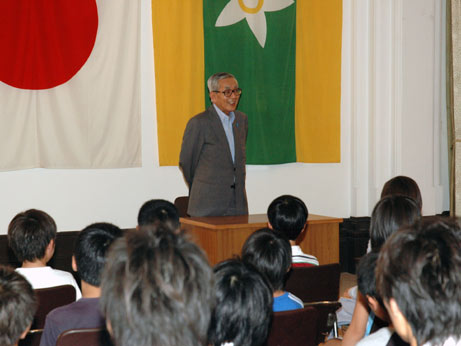8月3日（金曜日）横浜国立大学附属鎌倉小学校6年生の表敬訪問（県庁）の画像