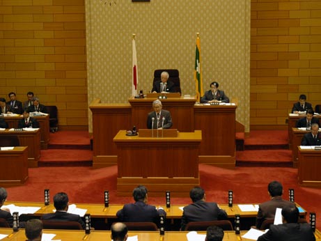 11月29日（木曜日）12月定例県議会開会（県議会議事堂）の画像