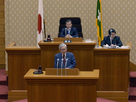 3月14日（金曜日）2月定例県議会閉会（議会議事堂）の画像