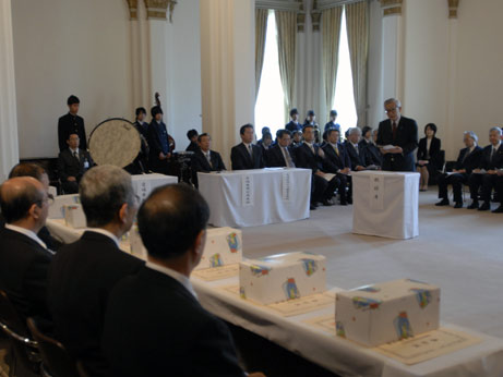 3月27日（木曜日）愛媛県教職員選賞式（県庁）の画像