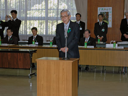 4月15日（火曜日）全国育樹祭実行委員会（県庁）