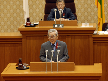 10月9日（木曜日）9月定例県議会閉会（県議会議事堂）の画像