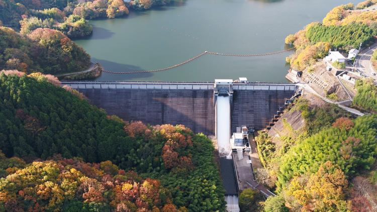 玉川ダム全景