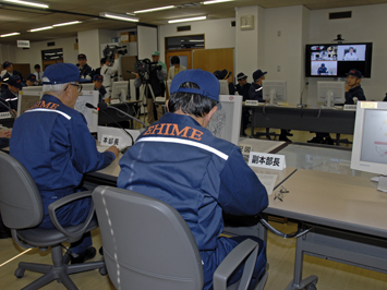 11月5日（水曜日）愛媛県原子力防災訓練（県庁）の画像