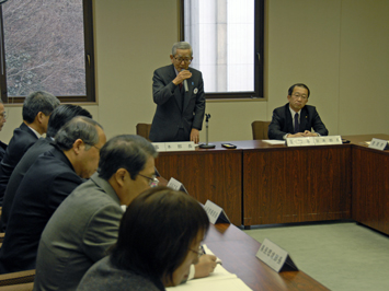 1月7日（水曜日）緊急雇用対策本部会議（県庁）の画像