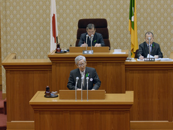 2月23日（月曜日）2月定例県議会開会（県議会議事堂）の画像