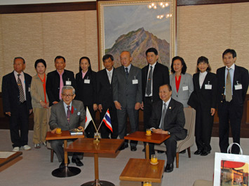 10月6日（火曜日）タイ王国元大臣との会談（県庁）の画像