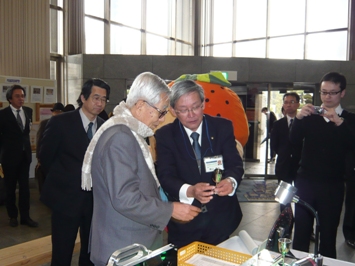 2月15日（月曜日）県立高等技術専門校生徒作品展観覧（県庁）の画像