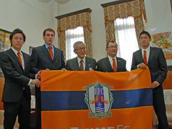 2月22日（月曜日）愛媛FCの2010シーズン決意表明（県庁）の画像