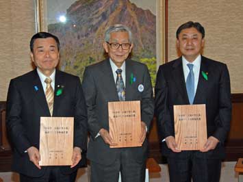 3月25日（木曜日）企業の森林づくり活動協定調印式（県庁）の画像