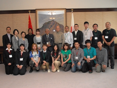 5月17日（月曜日）北京電影学院関係者らの訪問（県庁）の画像