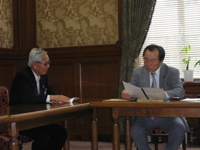 5月27日（木曜日）口蹄疫の防疫対策等に関する民主党副幹事長への要望（東京都）の画像