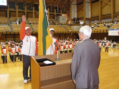 9月10日（金曜日）国民体育大会千葉大会愛媛県選手団結団式・壮行会（県武道館）の画像