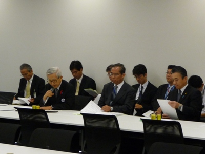 10月5日（火曜日）民主党税制改正プロジェクトチーム会議（東京都）の画像