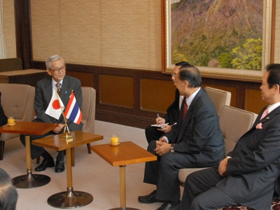 10月6日（水曜日）タイ王国元大臣との会談（県庁）の画像