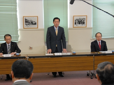 1月21日（金曜日）第1回行政改革・地方分権戦略本部会議（県庁）の画像