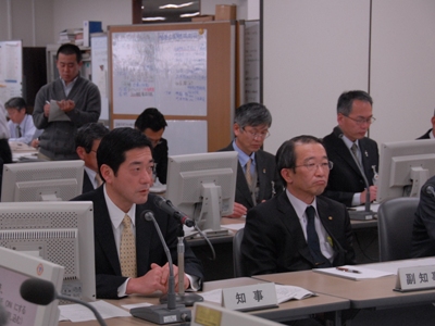3月15日（火曜日）愛媛県被災地支援本部会議（県庁）の画像
