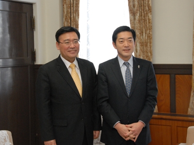 3月30日（水曜日）駐広島韓国総領事との会談（県庁）の画像