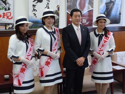 4月4日（月曜日）松山マドンナ大使の訪問（県庁）の画像