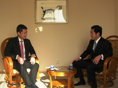 4月9日（土曜日）広島県知事と会談（東温市）の画像