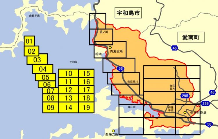 愛南町map