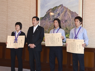 5月30日（月曜日）愛媛県文化・スポーツ賞授与式（県庁）の画像