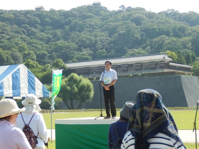 7月17日（日曜日）全国ノルディックウォーク大会inえひめ開会式（松山市内）の画像