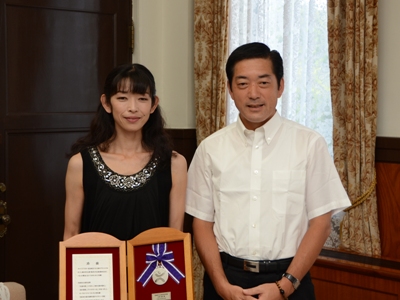 8月22日（月曜日）愛媛県文化・スポーツ賞「文化特別功労賞」授与式（県庁）の画像