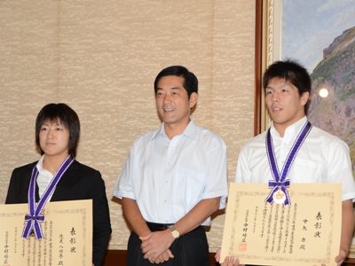 9月7日（水曜日）愛媛県文化・スポーツ賞授与式（県庁）の画像