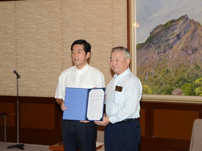 9月30日（金曜日）西日本高速道路株式会社との包括的相互協力協定締結式（県庁）の画像