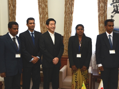 10月7日（金曜日）駐日スリランカ大使付特使の訪問（県庁）の画像