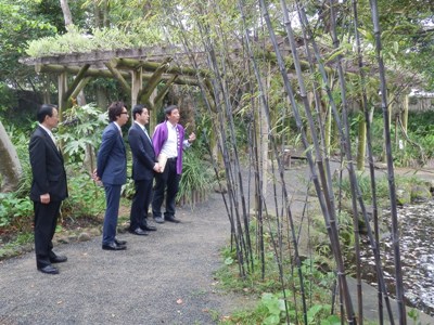 4月22日（日曜日）天赦園視察（宇和島市）の画像