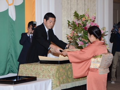 5月7日（月曜日）春の勲章伝達式（県庁）の画像